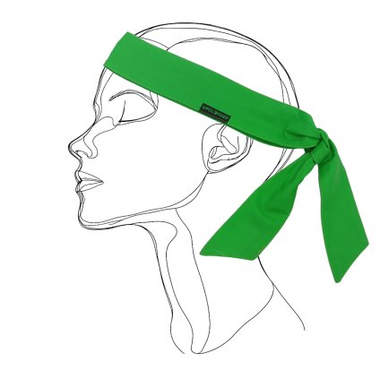 Zelená zavazovací čelenka MindBand – varianta Vnitřní klid