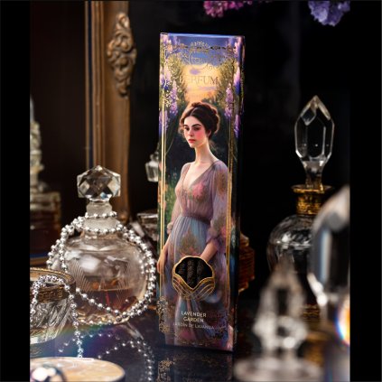 TAO Perfume – Levandulová zahrada, prémiové vonné tyčinky s jemnou levandulovou vůní, která uklidňuje, uvolňuje a přináší klid.