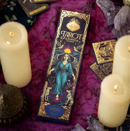 Vonné tyčinky Sagrada Madre TAROT Magnolie & Kadidlo – harmonická a zklidňující vůně