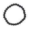 Náramek z lávových kamenů 6 mm – přírodní minerální náramek