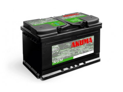 Autobaterie AKUMA START-STOP AGM 12V 70Ah 760A VR760 (278x175x190)