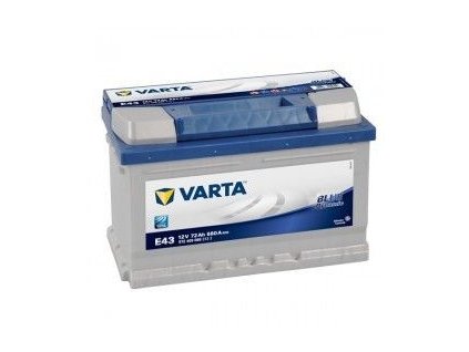 Autobaterie VARTA  BLUE Dynamic 12V 72Ah (výška 175) E43 (278x175x175) 572 409 068