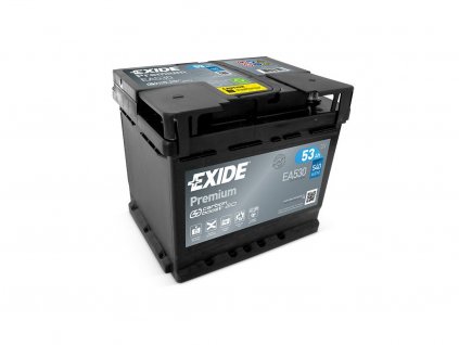 87324 autobaterie exide premium 53ah 12v ea530