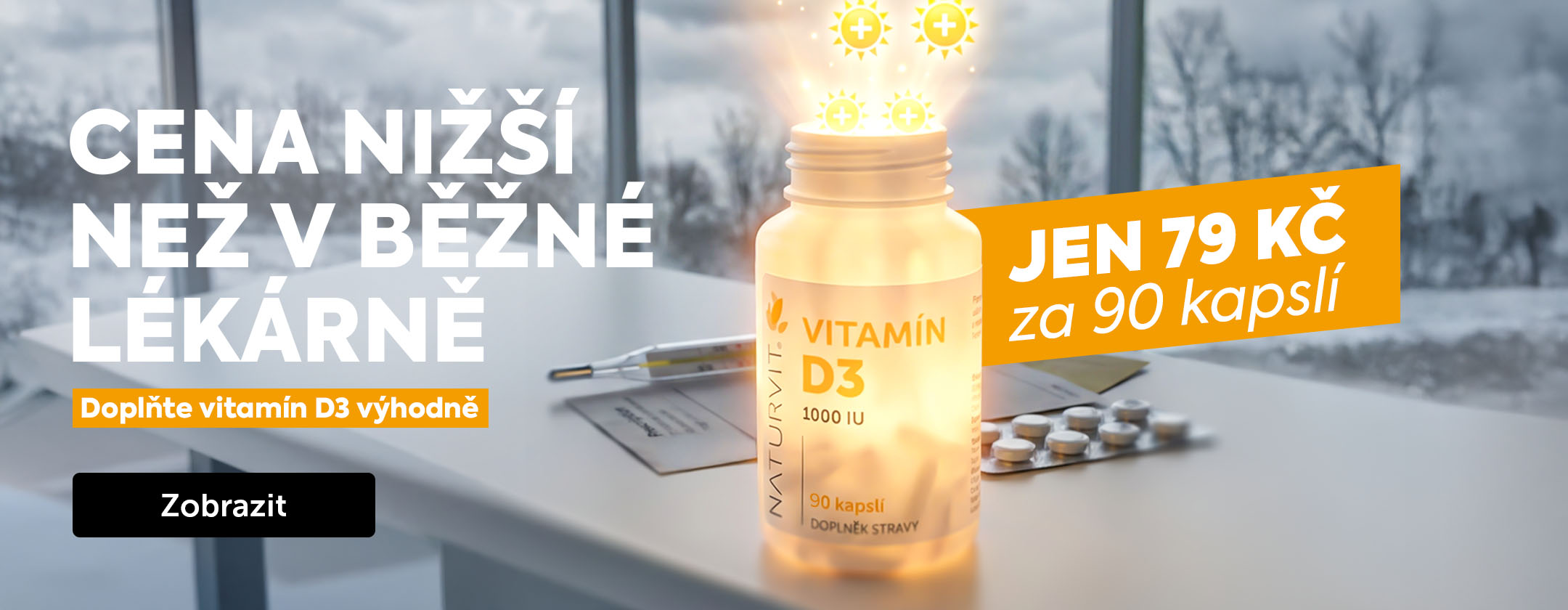 Výprodej vitamínu D3 Naturvit