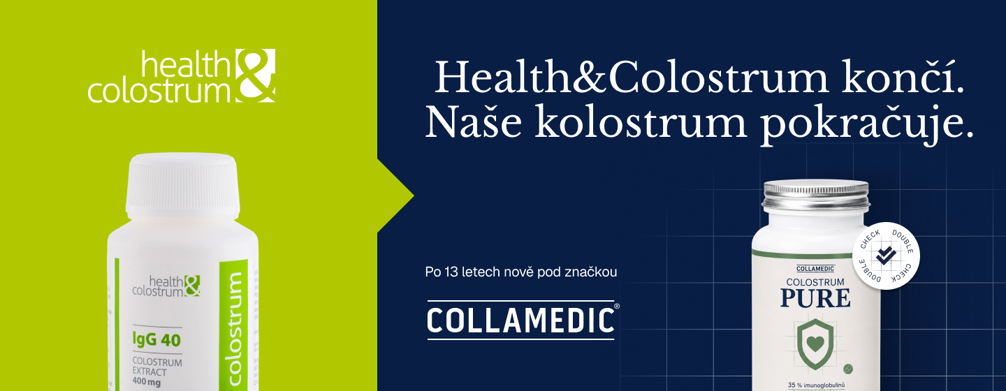 Health&Colostrum nově pod COLLAMEDIC