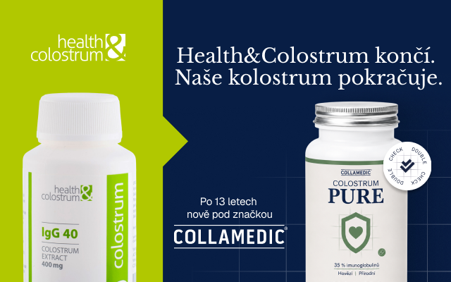 Health&Colostrum nově pod COLLAMEDIC