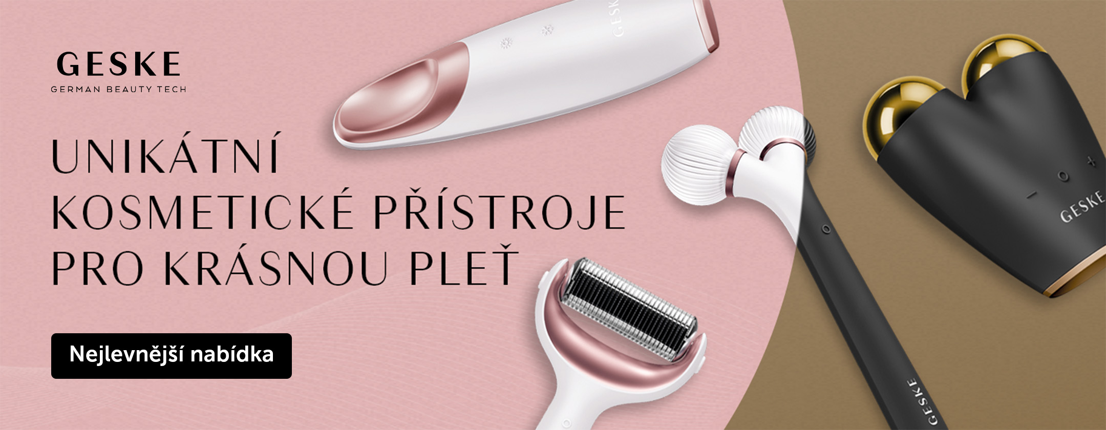 Unikátní kosmetické přístroje pro krásnou pleť Geske