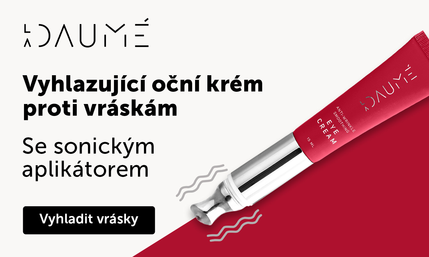 La Daumé Vyhlazující oční krém proti vráskám se sonickým aplikátorem 15 ml