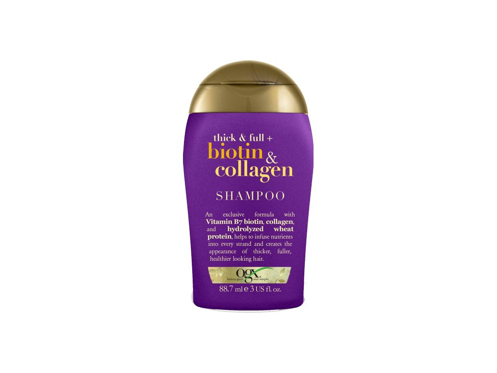 OGX  Biotin Collagen MINI šampon na objem vlasů 88 ml