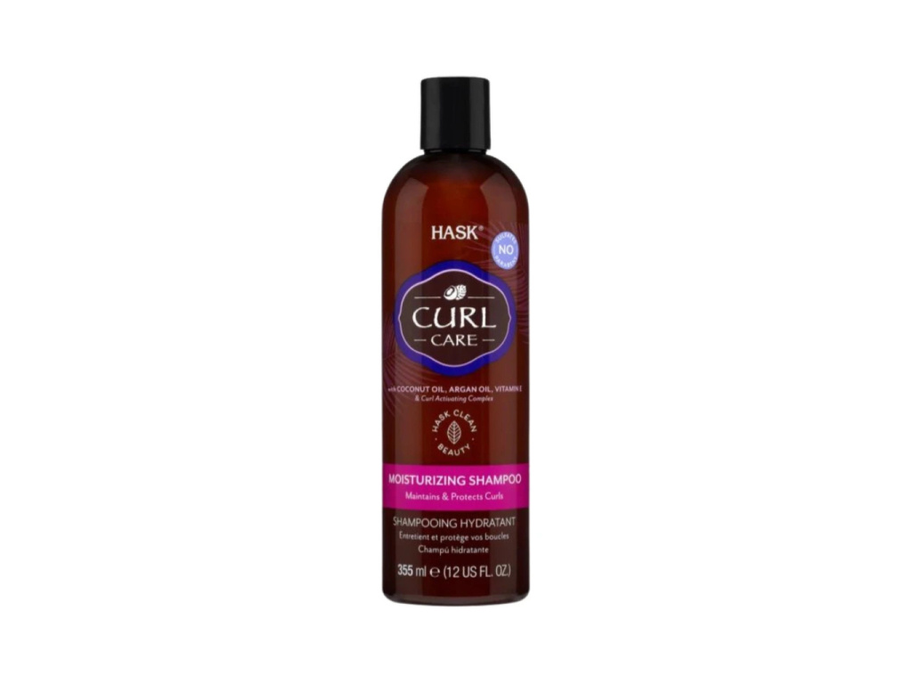HASK Curl Care hydratační šampon pro vlnité a kudrnaté vlasy s kokosovým a arganovým olejem 355 ml_1