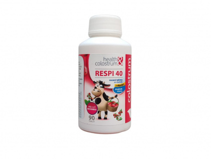 COLOSTRUM pastilky RESPI 40 s mikrobiálními lyzáty a vitamínem C – 90 ks (1)