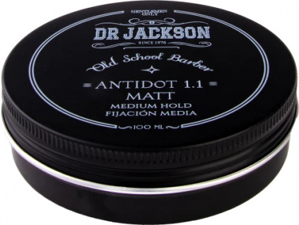 DRJACKSON ANTIDOT 1.1 Medium Matt - Barber vosk na vlasy pro muže se střední fixací 100 ml