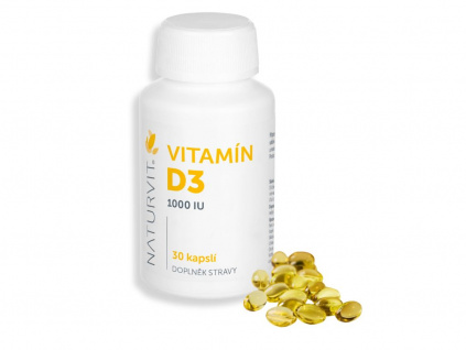 Vitamín D3 1000 IU, 30 ks