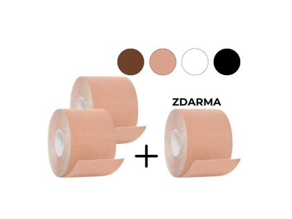 BOOBY TAPE 2+1 ks ZDARMA Neviditelná podprsenka (lepicí pásky na prsa)