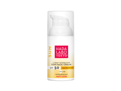 SUN SPF 50 Light hydrator sun face cream – Voděodolný matující opalovací krém na obličej