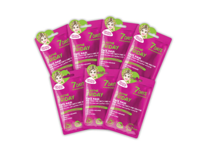 7DAYS Sada – Blazing Friday - plátýnkové masky na obličej, 7 ks