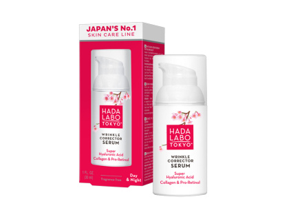HADA LABO TOKYO RED Sérum korektor na vrásky pro zralou pleť na den a noc 30 ml