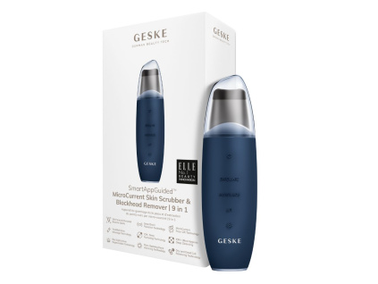Kosmetická Ultrazvuková Špachtle na obličej GESKE MicroCurrent Skin Scrubber Blackhead Remover 9v1 (1)