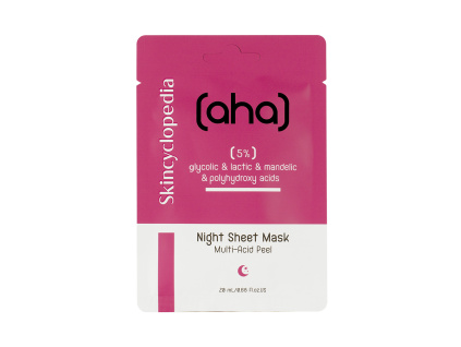 SKINCYCLOPEDIA plátýnková maska, Aha & Pha 5%, 20 ml