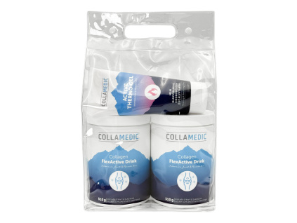 COLLAMEDIC AKČNÍ SADA – 2x FlexActive drink na klouby a hřejivý gel v ceně