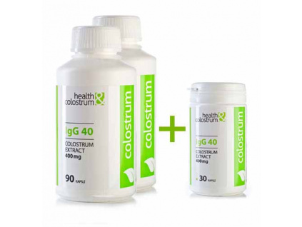 Colostrum kapsle – sada 2 x 90 ks + 30 ks ZDARMA