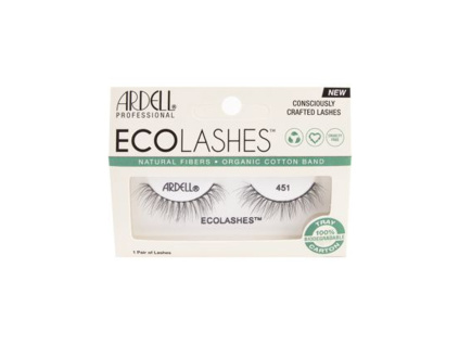 ARDELL ECO Lashes Black 451 - nalepovací řasy, 1 ks