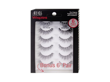 ARDELL Wispies Black - umělé řasy, 6 ks