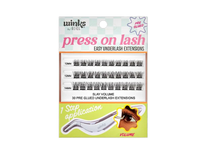 ARDELL - Press On Lash  - trsy umělých řas + aplikátor,  30 ks