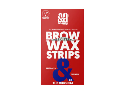 AND BEAUTY depilační voskové pásky na obočí, 8 ks