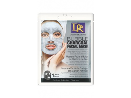 Daggett & Ramsdell Charcoal facial mask - Bublinková černá maska na černé tečky s aktivním uhlím