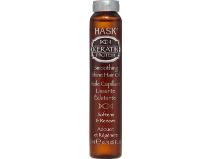 HASK Keratin Protein uhlazující suchý olej na poškozené vlasy 18 ml