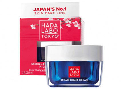 HADA LABO TOKYO RED LINE 40+ Special repair treatment, regenerační noční krém 50ml