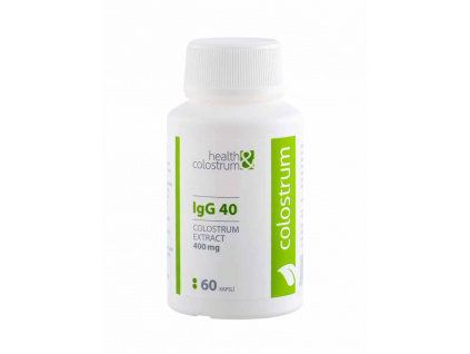 Colostrum kapsle IgG 40 (400 mg) – 60 ks