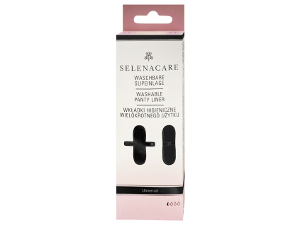 SELENACARE menstruační látková slipová vložka Universal černá, 1 ks