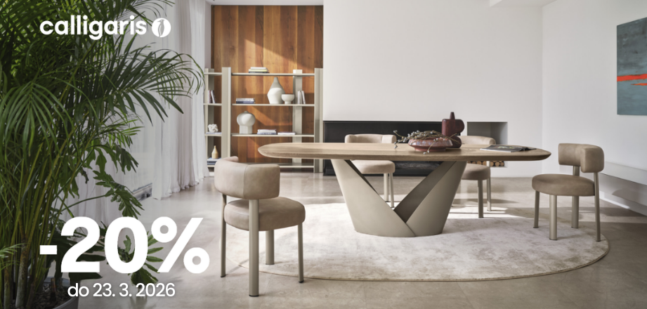 Calligaris - sleva - jaro