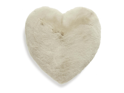 fluffy beige srdce 02