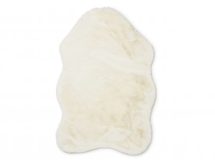 fluffy rug white 01