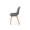 cb1665 sk academy w wooden chair in natural oak finish with dove grey imitation leather seat (2)