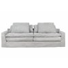 Sake 3 Seater LC Ribcord Grey front