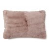 fluffy pink polštář 60x40 01