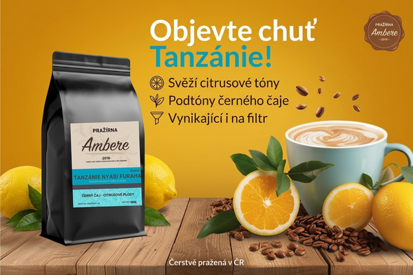 Káva Ambere Tanzánie Nyasi Furaha