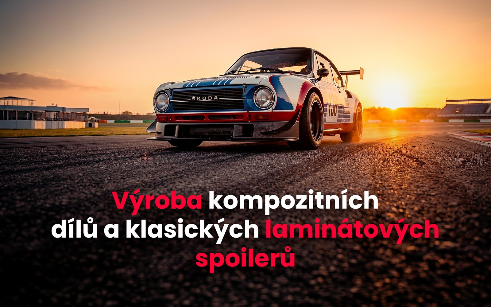 Výroba kompozitních dílů a klasických laminátových spoilerů