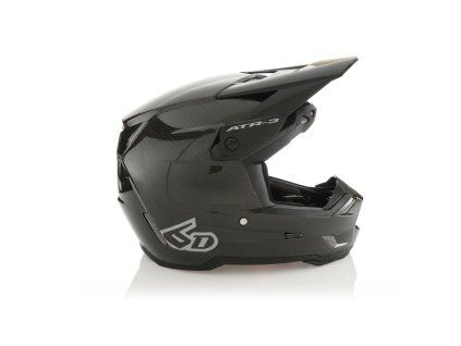 6d helmets kask cross enduro atr 3 solid gloss bla