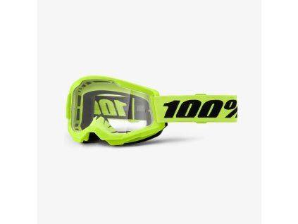 100 procent gogle model strata 2 neon yellow cle