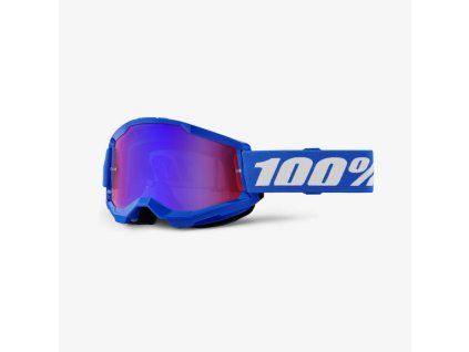 100 procent gogle model strata 2 blue mirror red