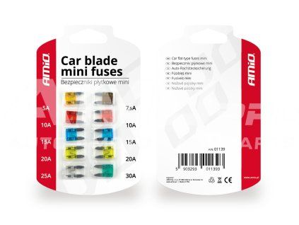 01139 mini car fuses 01