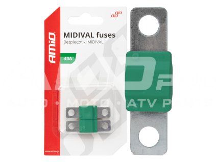 Poistky MIDIVAL 40A AMIO-03474
