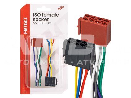 Konektor ISO samica CCA 5A 12V AMiO-04444