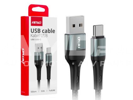 Kábel USB na USB-C 3A 100cm FullLINK AMIO-03911