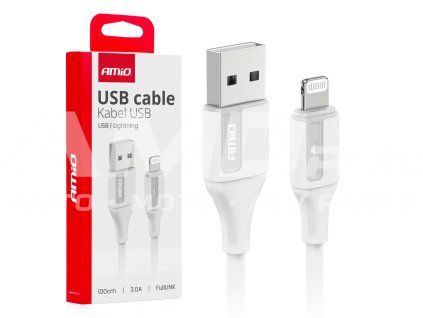 Kábel na nabíjanie USB-A iPhone 3A 100cm FullLINK AMiO-03919